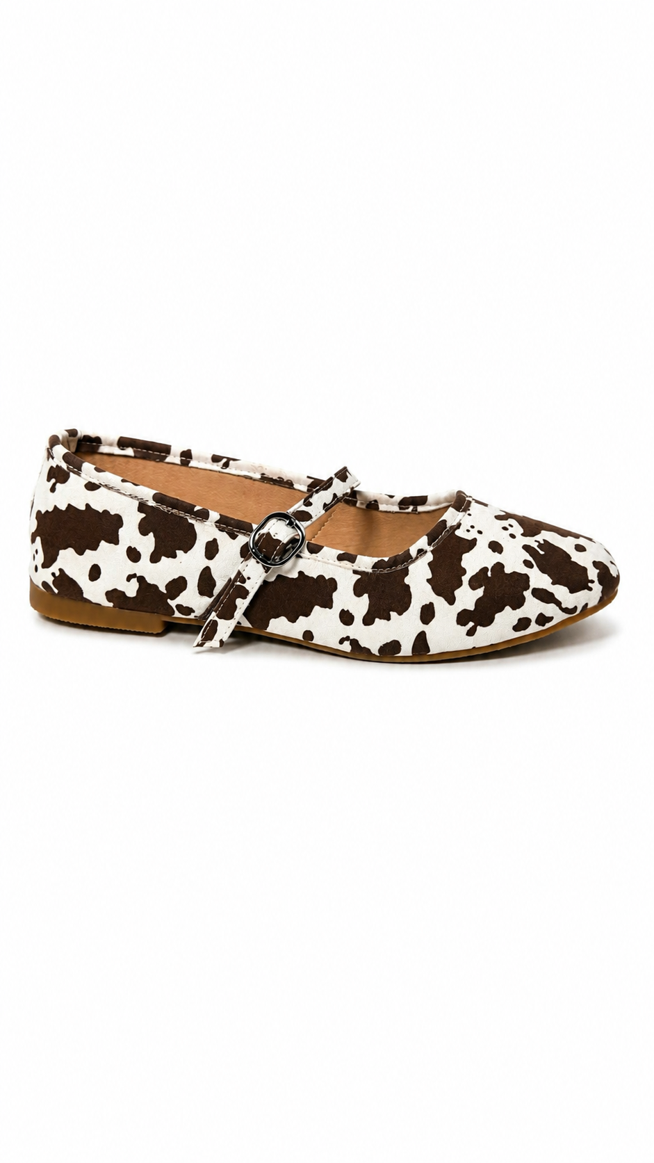 CLEMENTINA FLATS COW PRINT