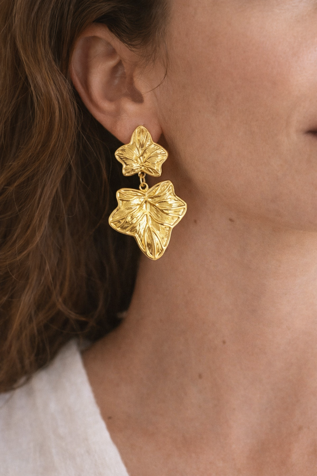 LEAVES ARETES | DORADO