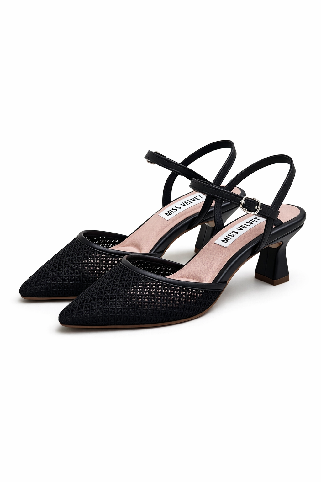 ALICE MINI TACONES PUNTONES NEGRO