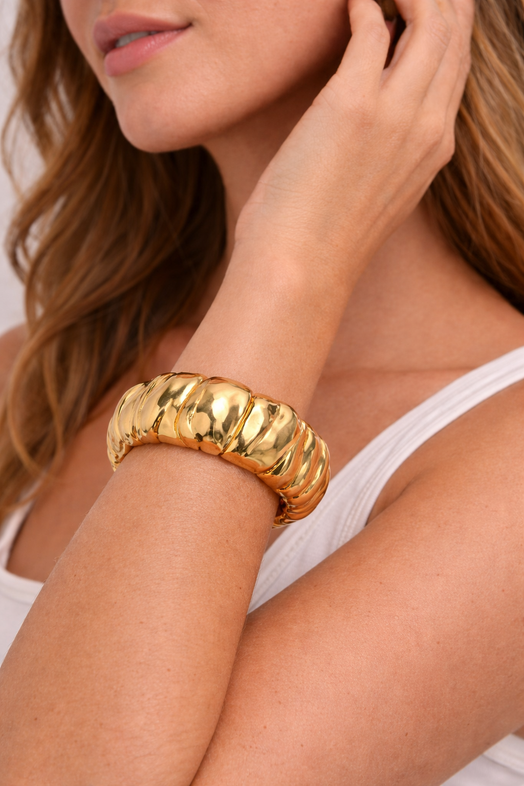 IRREGULAR BANGLE PULSERA | DORADO
