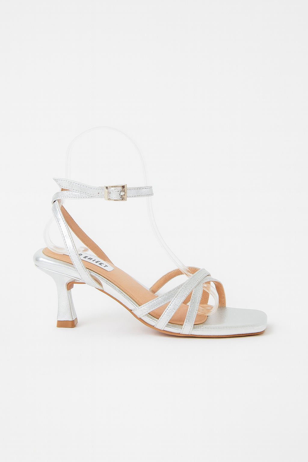 GINGER TACONES PLATEADO