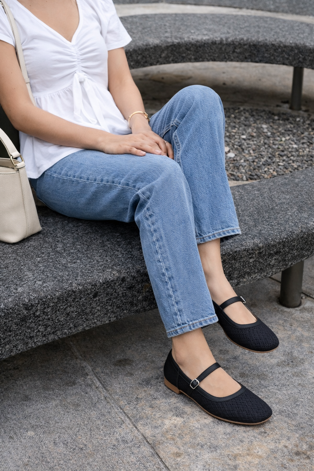 MESH FLATS NEGRO