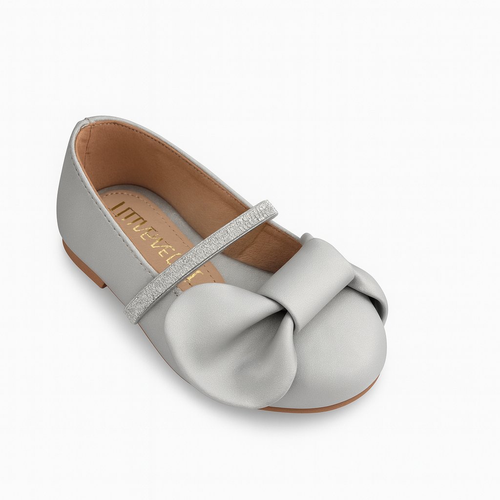 MELANY FLAT NIÑA ORO PLATEADO