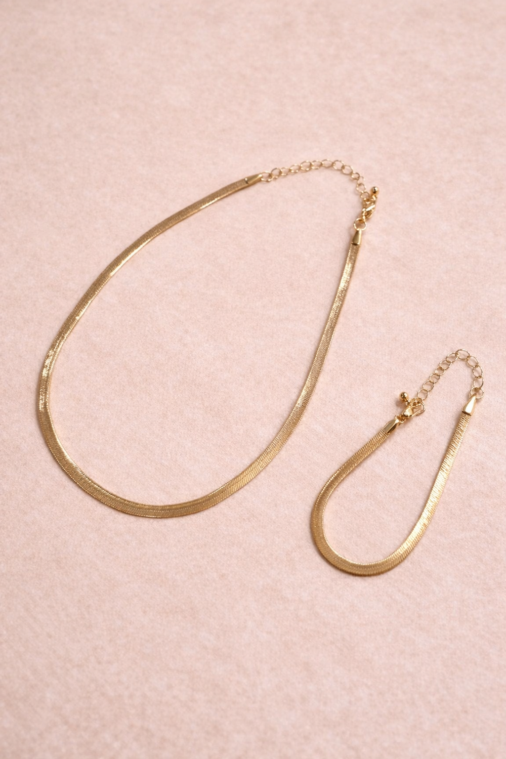 SET SNAKE COLLARES PULSERAS | DORADO
