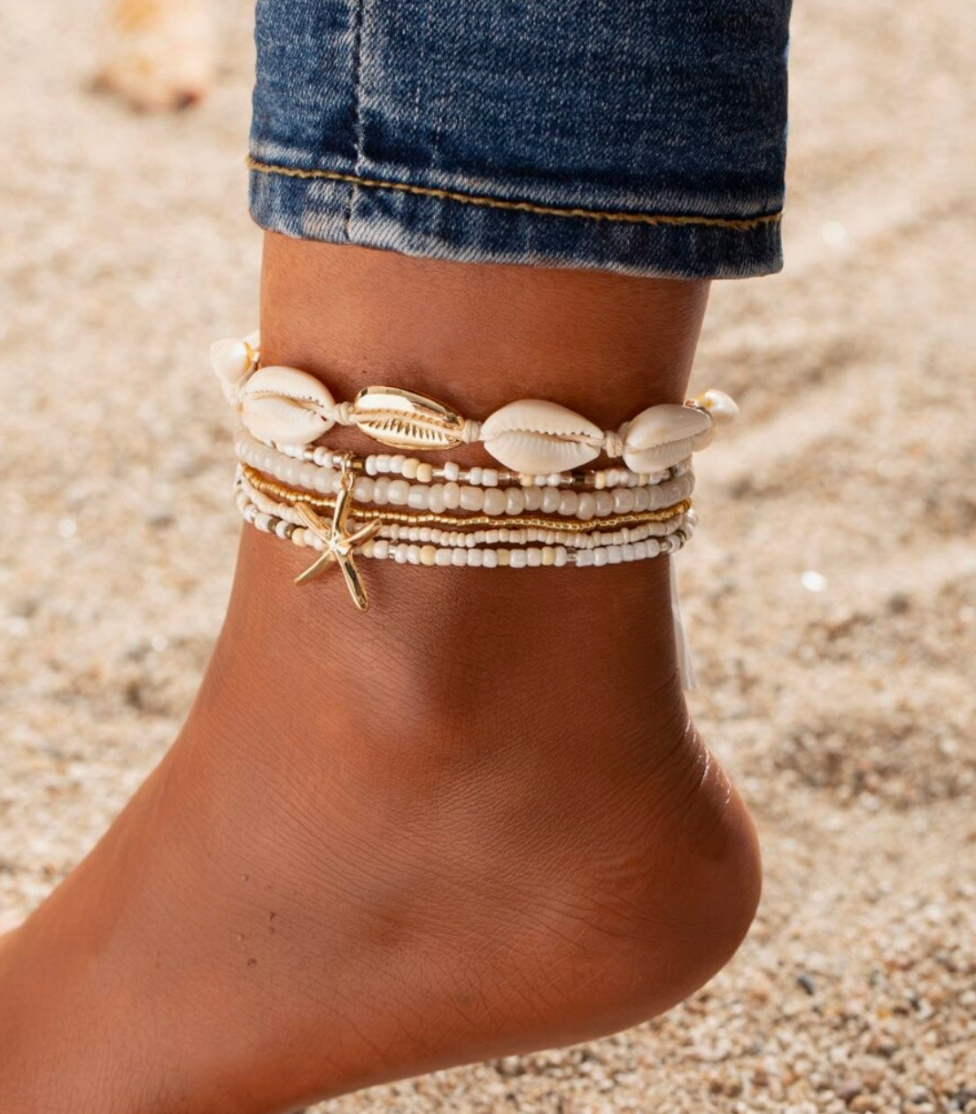 BRISA SET TOBILLERAS | DORADO