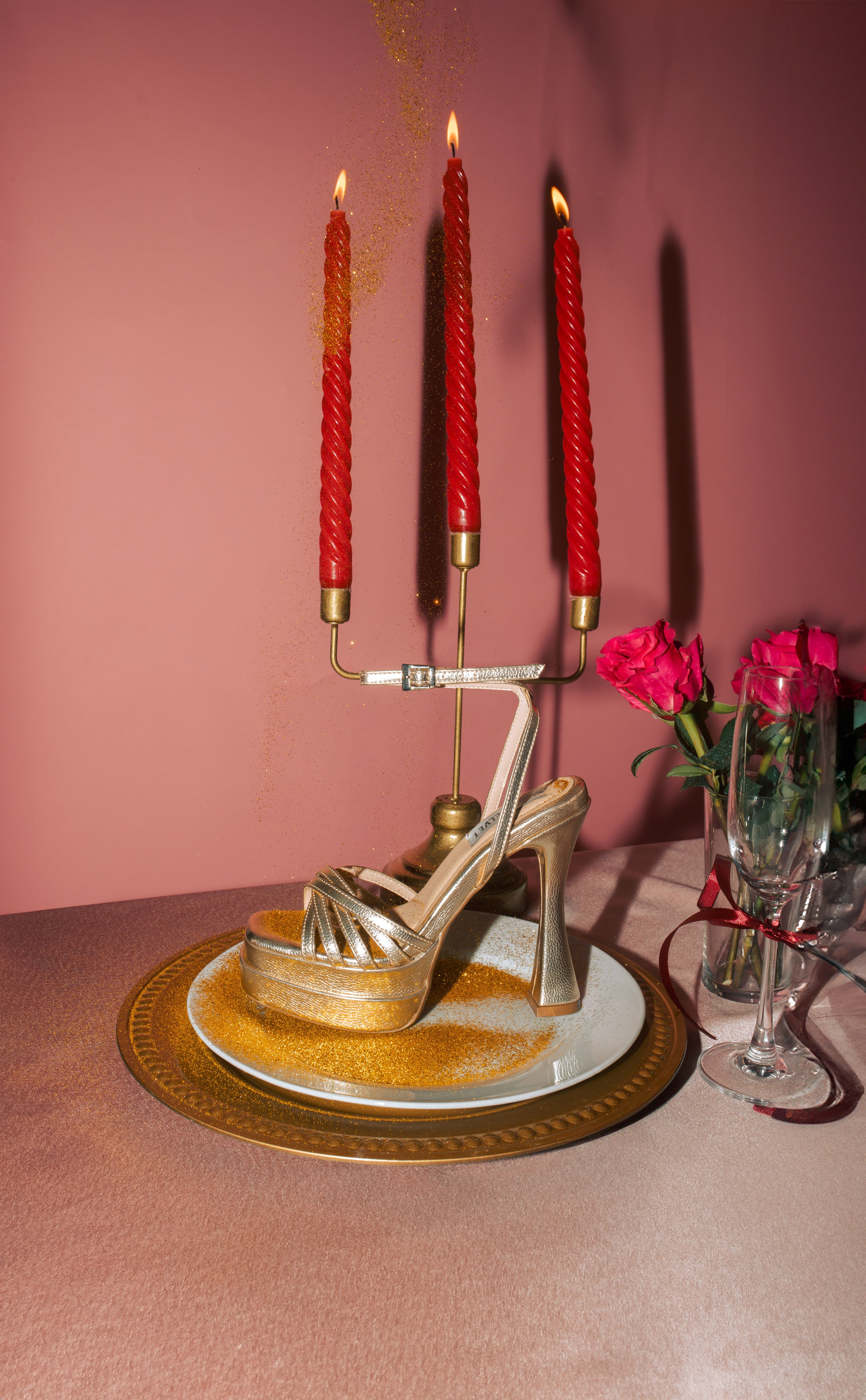 OLIVIA PLATAFORMAS CHAMPAGNE