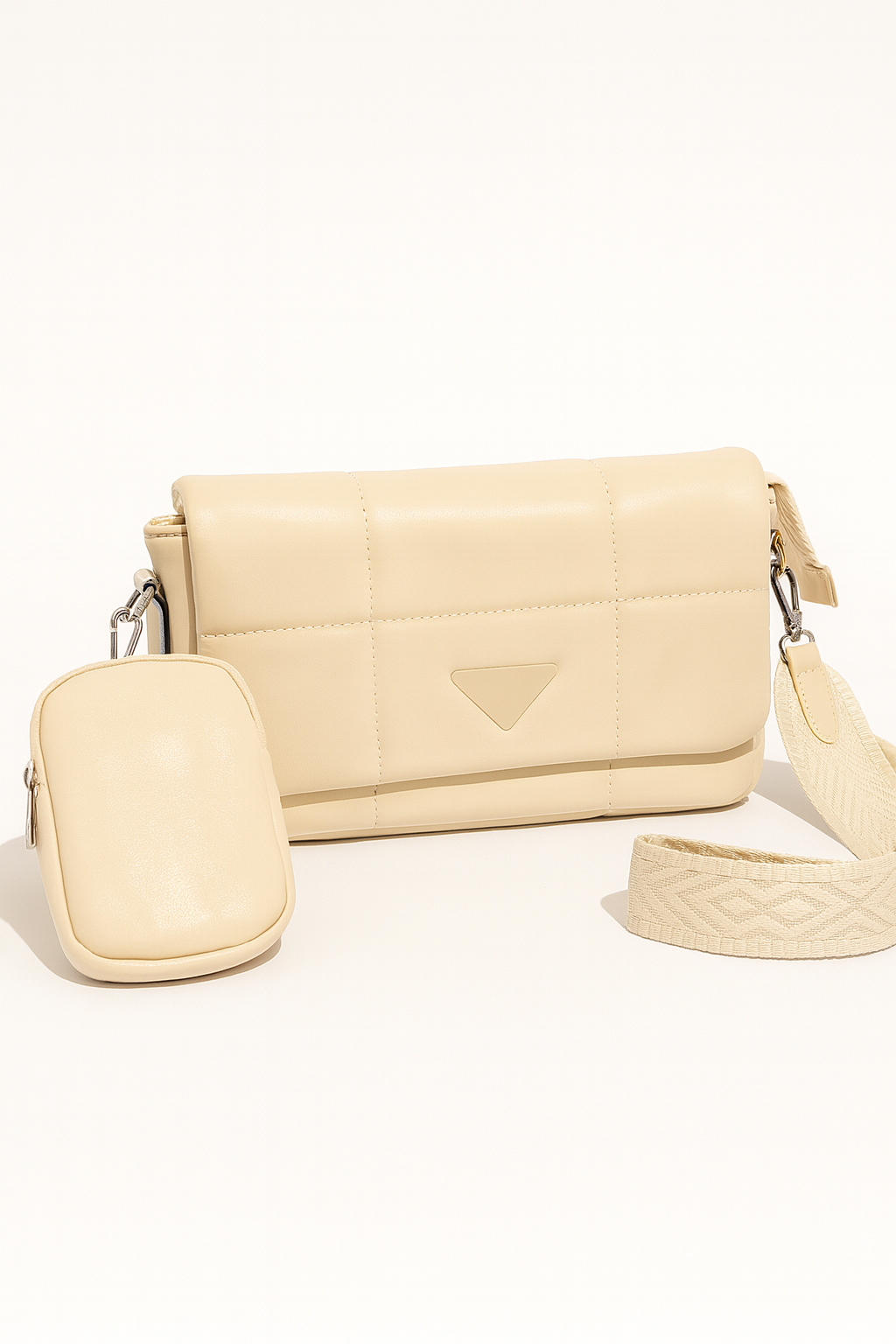 CROSSBODY CARTERA | BEIGE