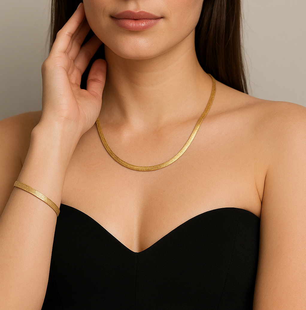 THIN SET COLLARES | DORADO