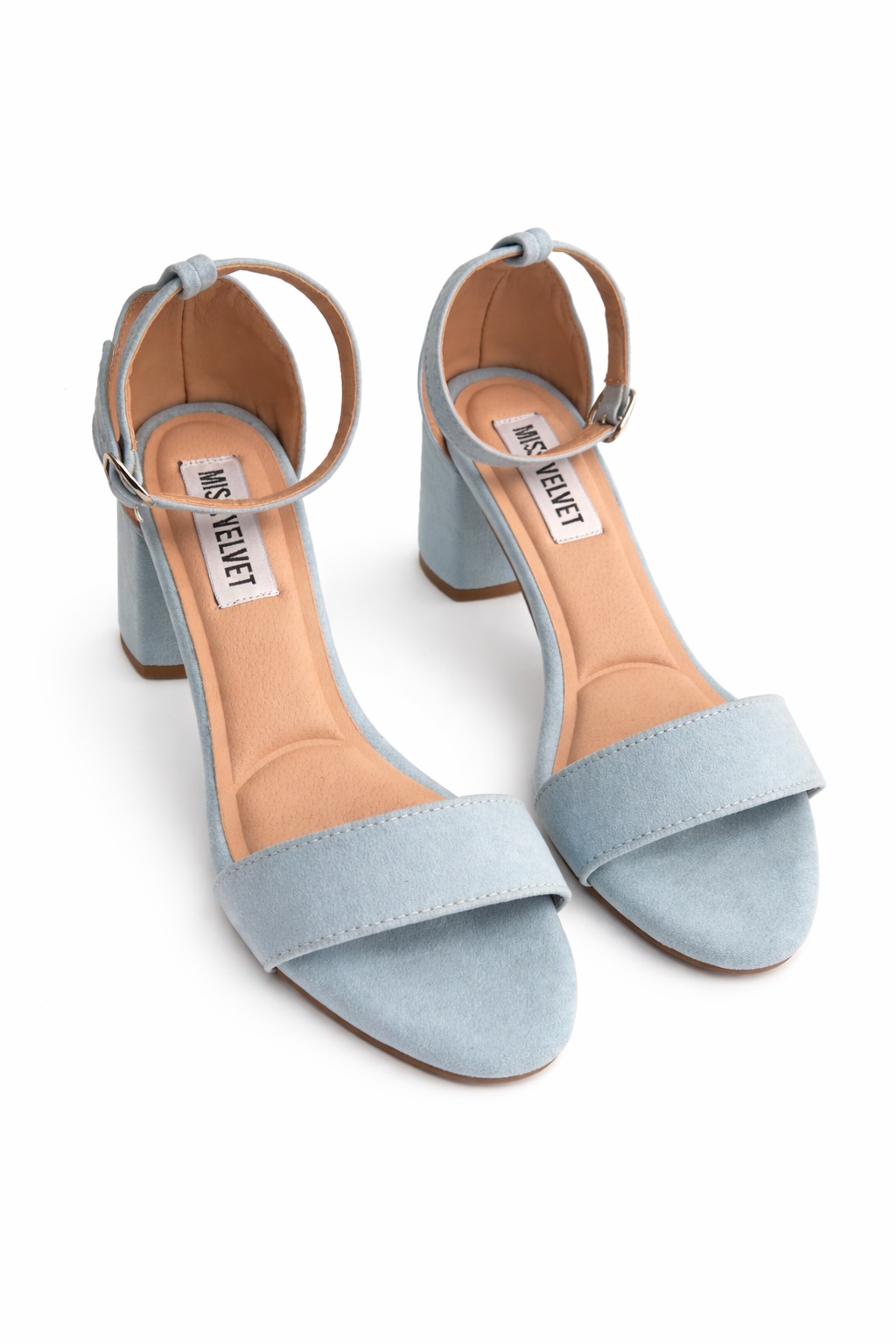 LISA BAJO MINI TACONES CELESTE