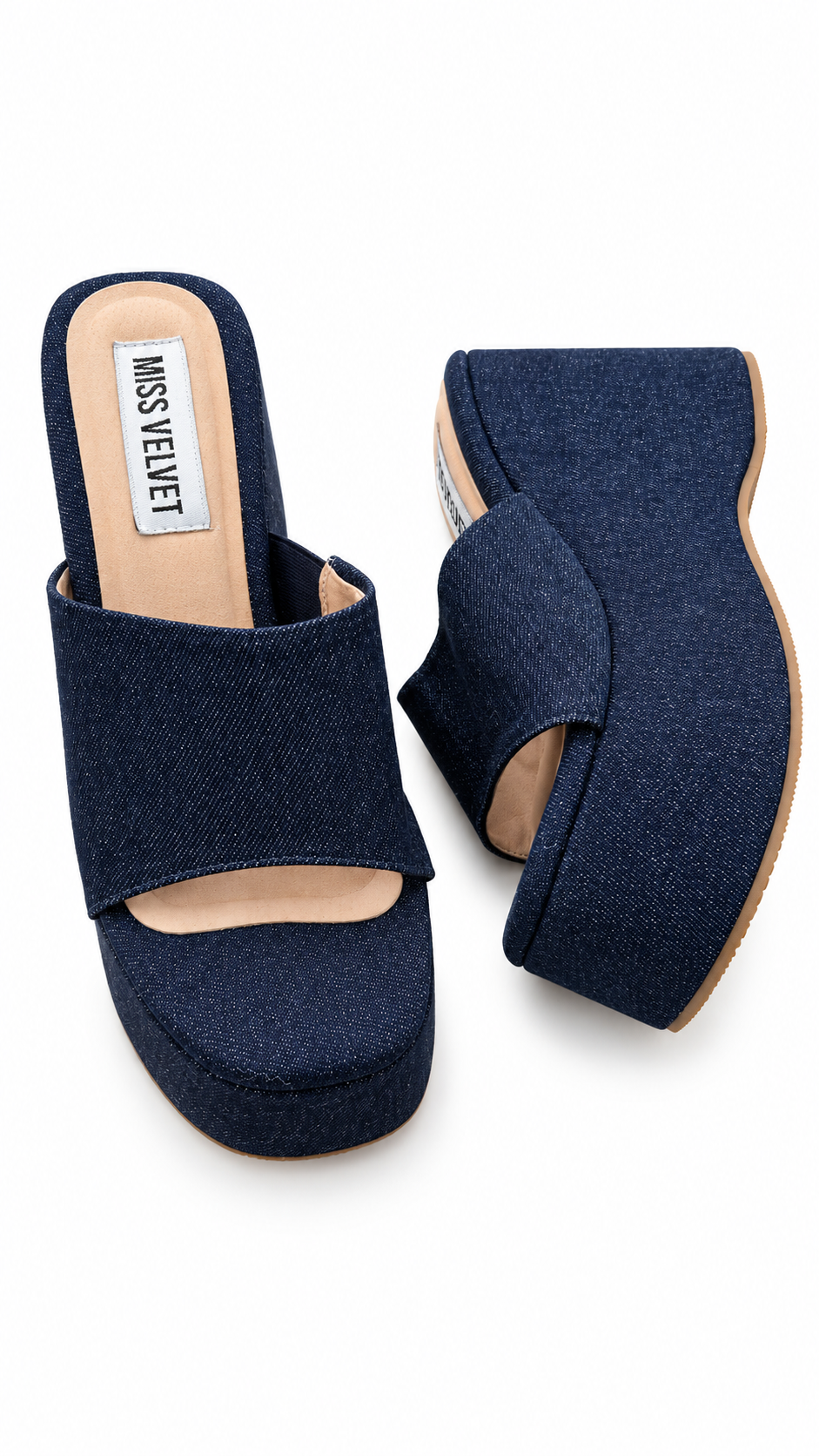 ACQUA PLATAFORMAS DENIM OSCURO