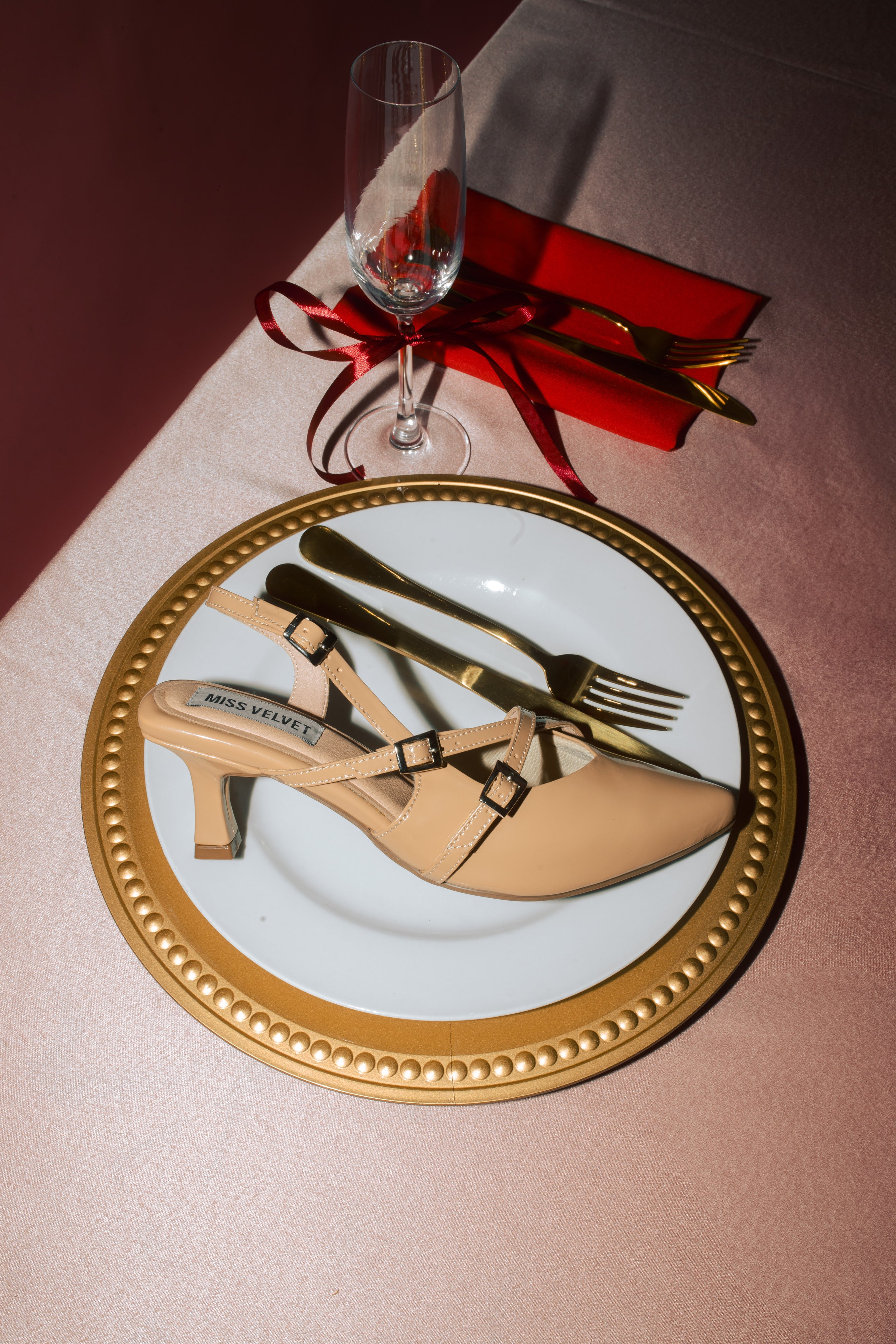 BRIE MINI TACONES PUNTONES CAMEL