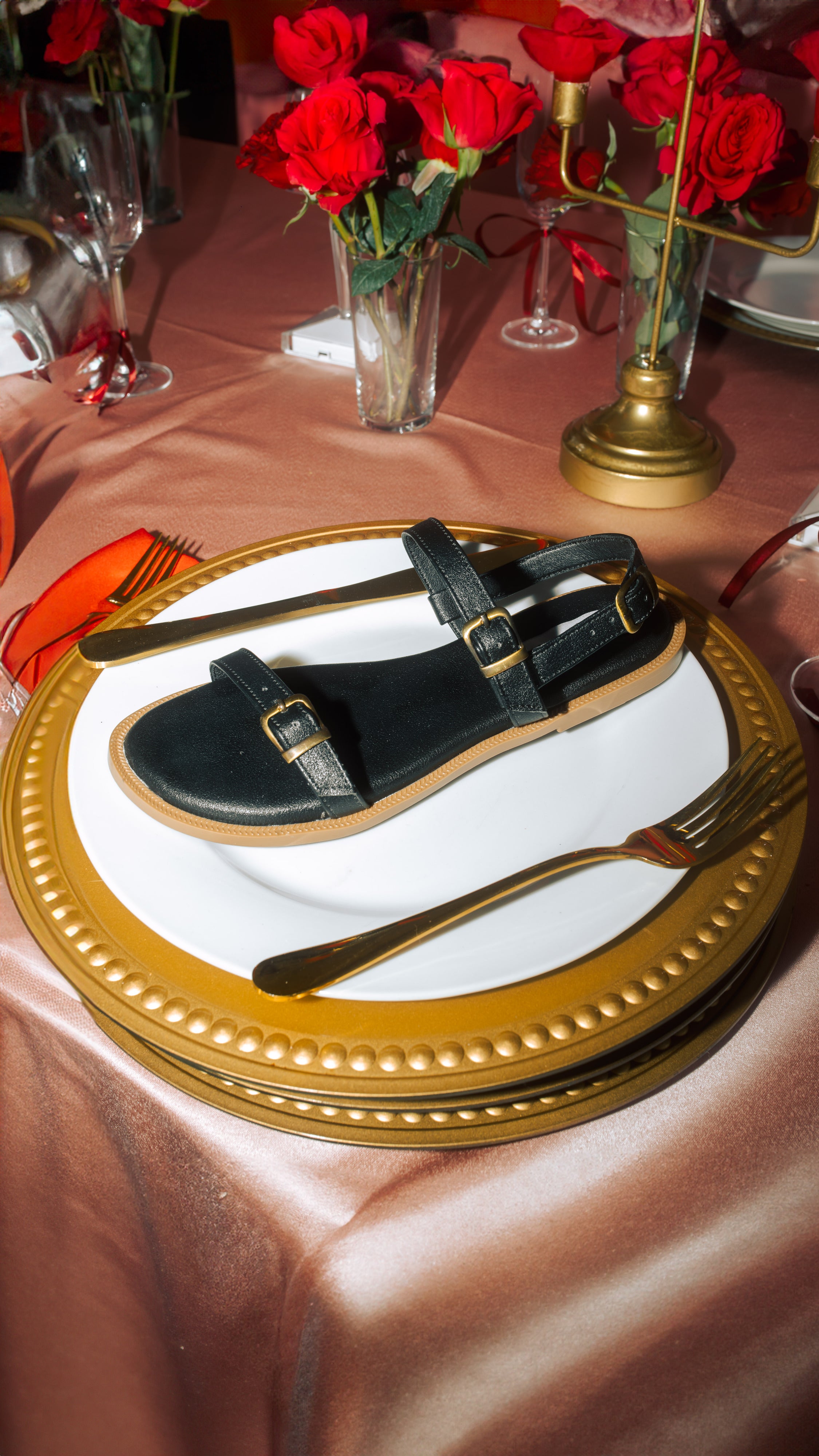 AMARANT SANDALIAS NEGRO