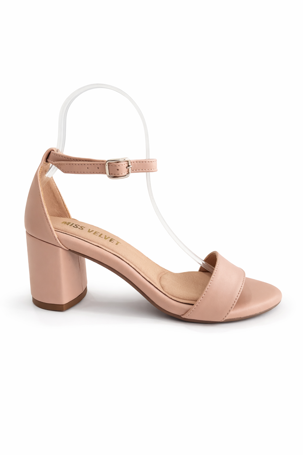 LISA BAJO MINI TACONES NUDE