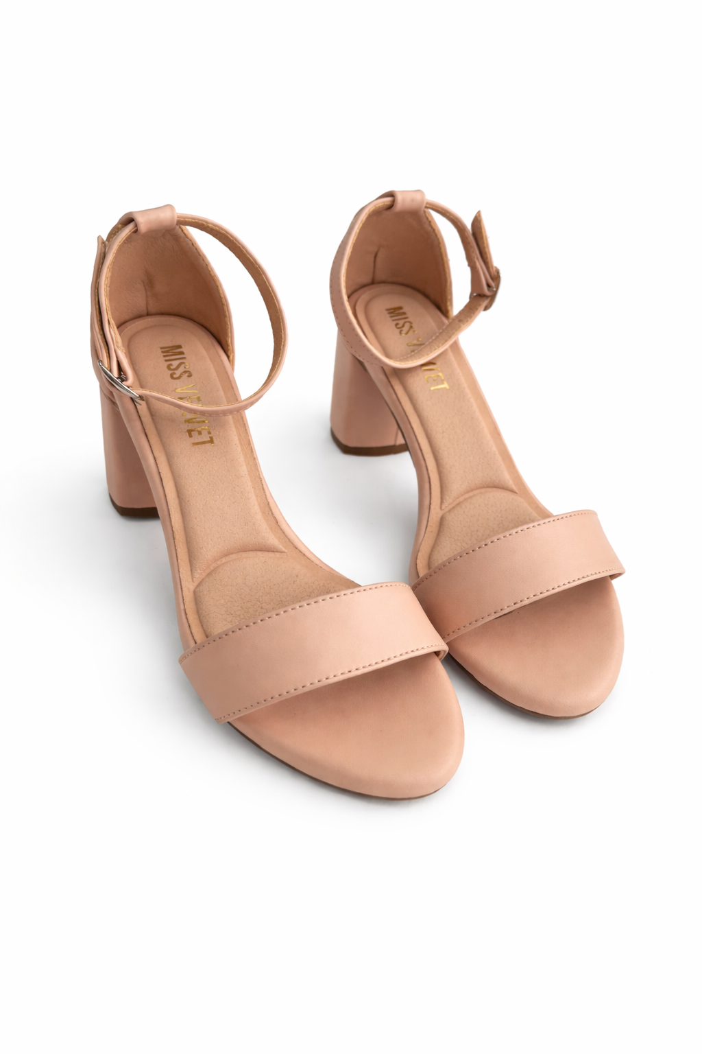 LISA BAJO MINI TACONES NUDE