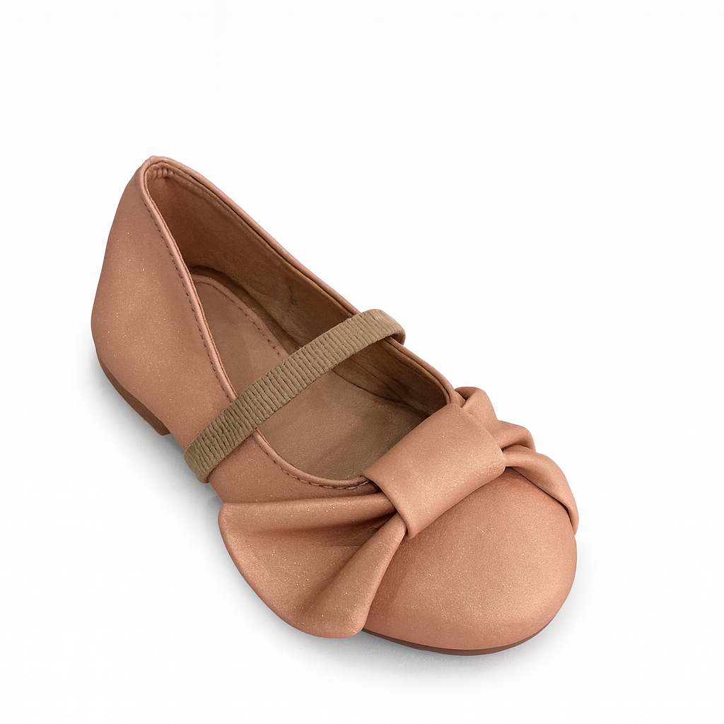 MELANY FLAT NIÑA ORO ROSA