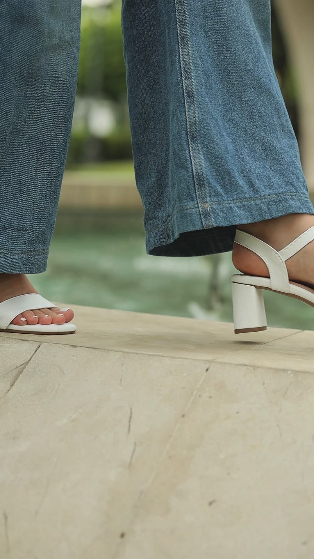 DONNA MINI TACONES BLANCO