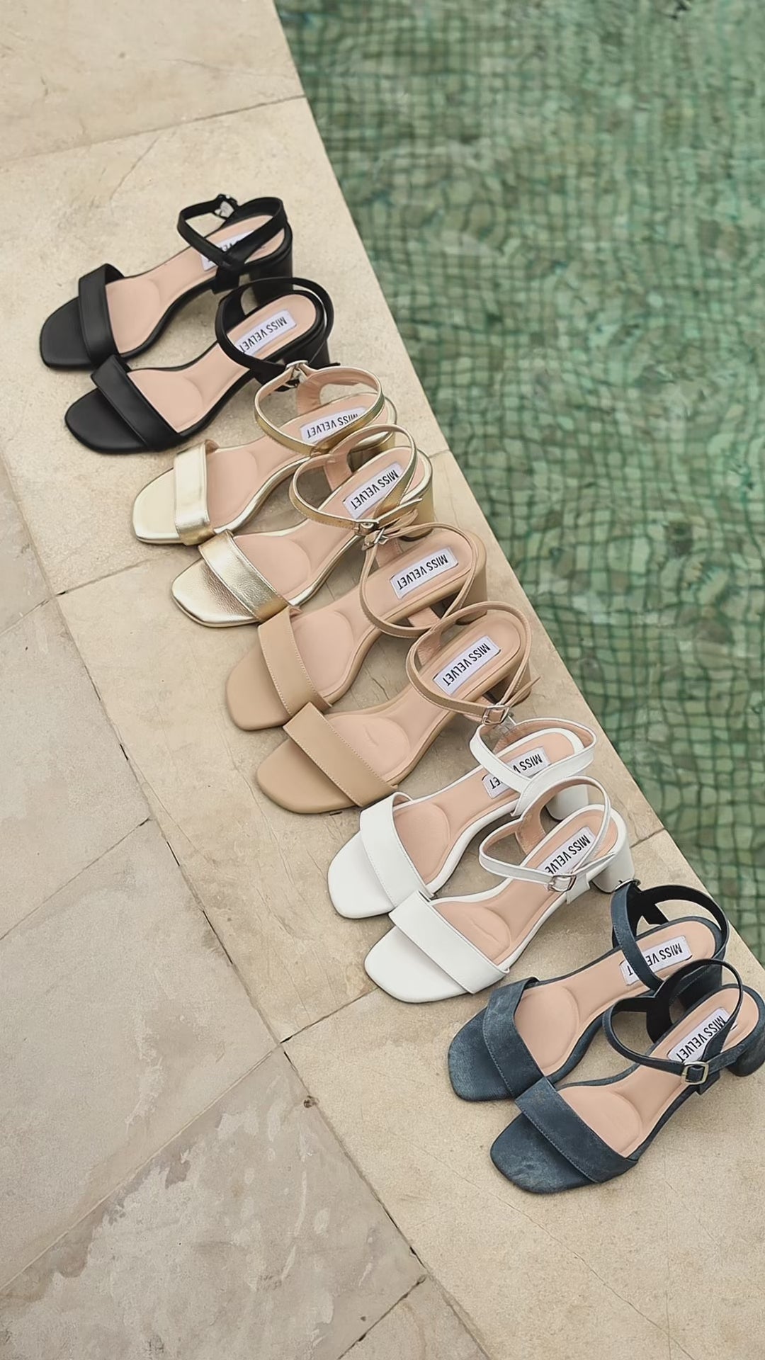 DONNA MINI TACONES DENIM